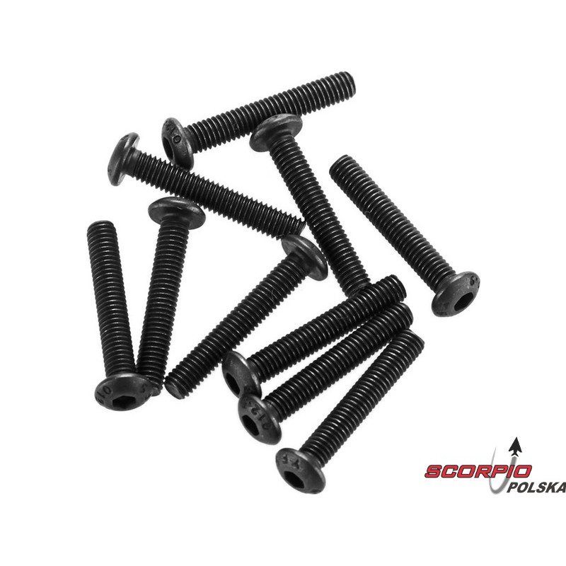 Arrma AR721318 Śruba imbus BH 3x18mm (10)