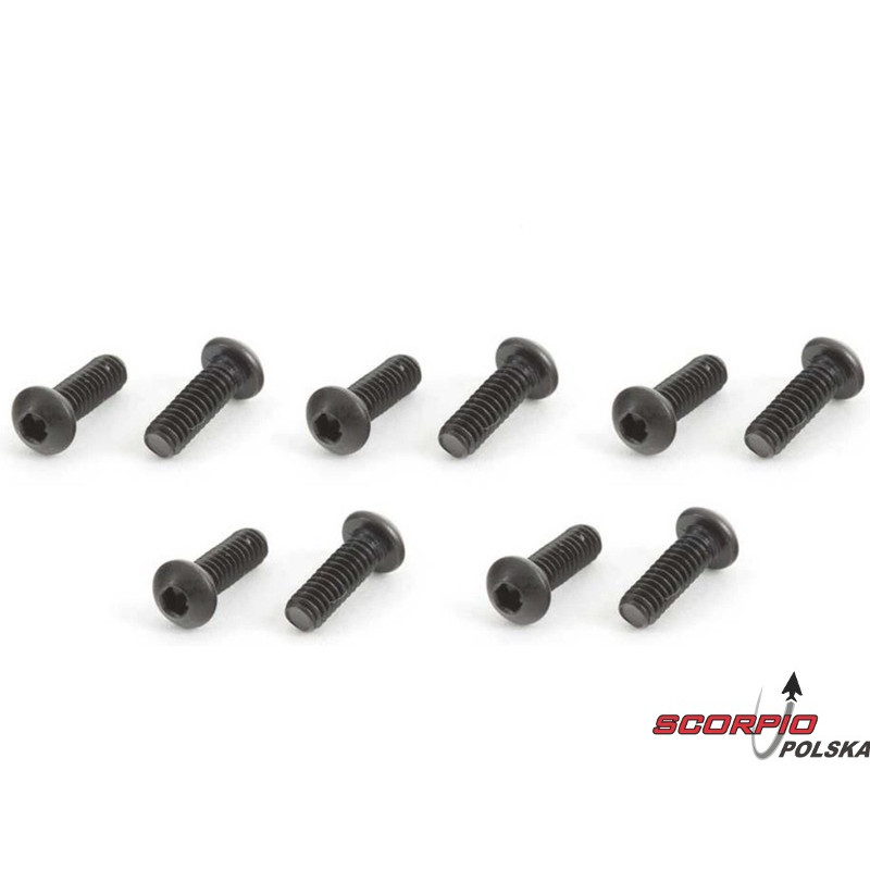 Arrma AR702206 Śruba imbus BH 2x6mm (10)