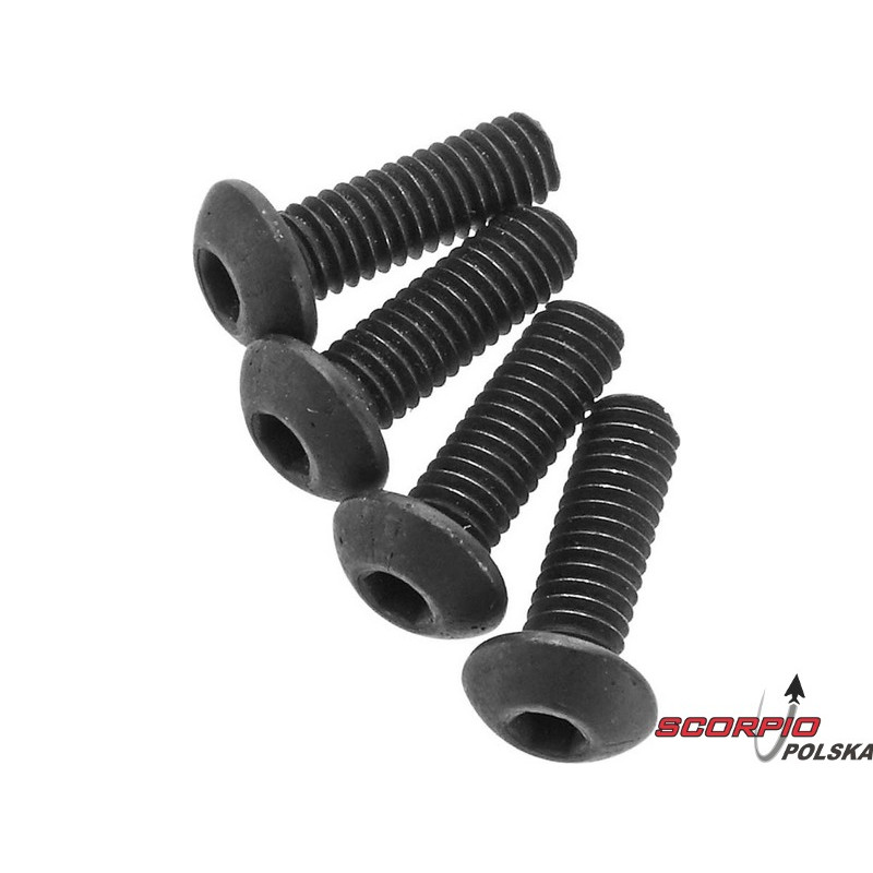 Arrma AR721412 Śruba imbus BH 4x12mm (4)