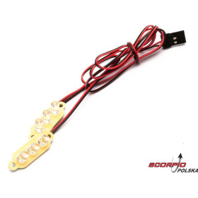 AXIAL pasek LED biały: SCX6