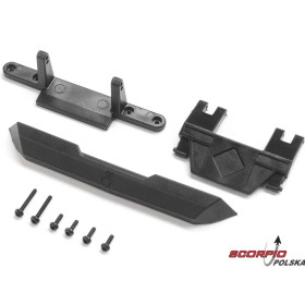 AXIAL zderzak przedni, zawiasy: SCX24 Jeep JT Gladiator