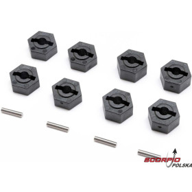 AXIAL piasta sześciokątna 12mm (4): UTB18 Capra