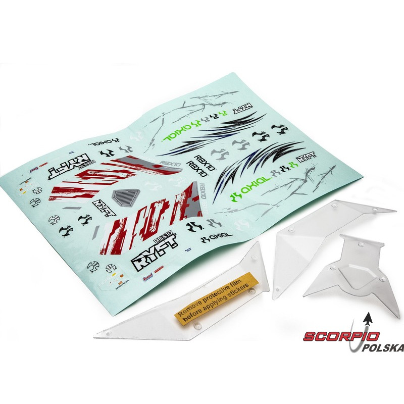 AXIAL panele karoserii niemalowane: RBX10