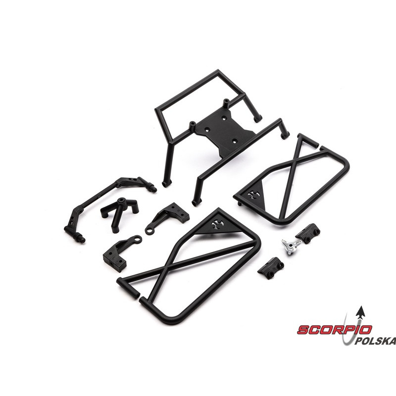 AXIAL drzwi, mocowanie rezerwy: SCX10 III Early Bronco