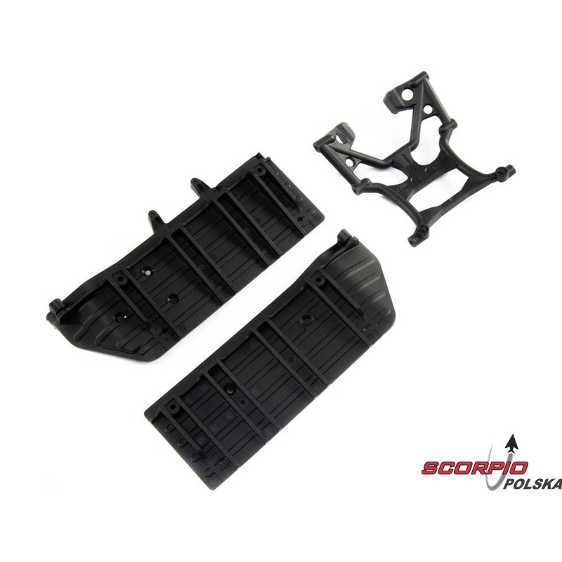 AXIAL bocznica, drążek podwozia: SCX10III