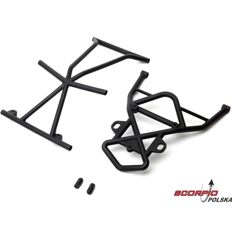 AXIAL rama dachu czarna: RBX10