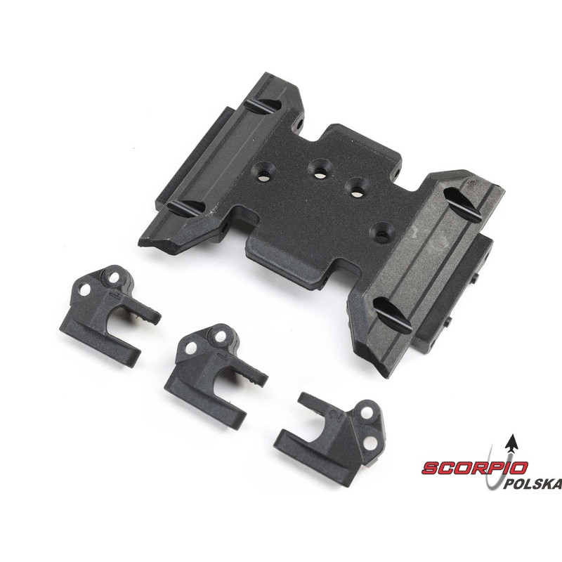 AXIAL płoza, mocowanie zawieszenia górne: SCX10 III BC