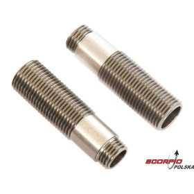 AXIAL obudowa amortyzatora z gwintem 11x38mm aluminium (2): SCX10III