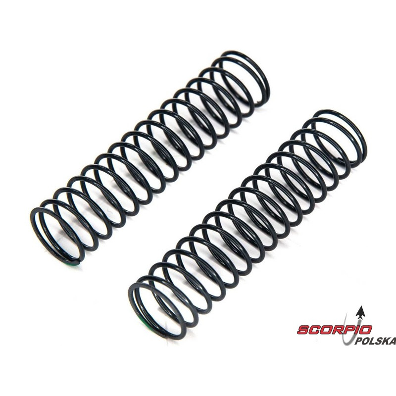 AXIAL sprężyna amortyzatora 13x62mm 2.13lbs/in zielona Hard(2)