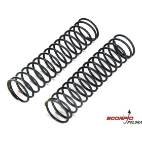 AXIAL sprężyna amortyzatora 13x62mm 2.5lbs/in żółta extra hard (2)
