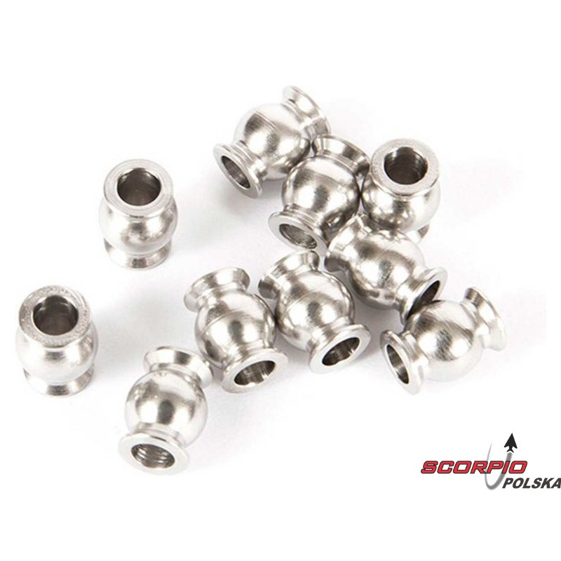 AXIAL czop kulowy stal nierdzewna 7.5mm (10pc)