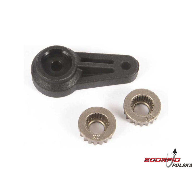 AXIAL dźwignia serwa, wkłady (23T/25T): UTB