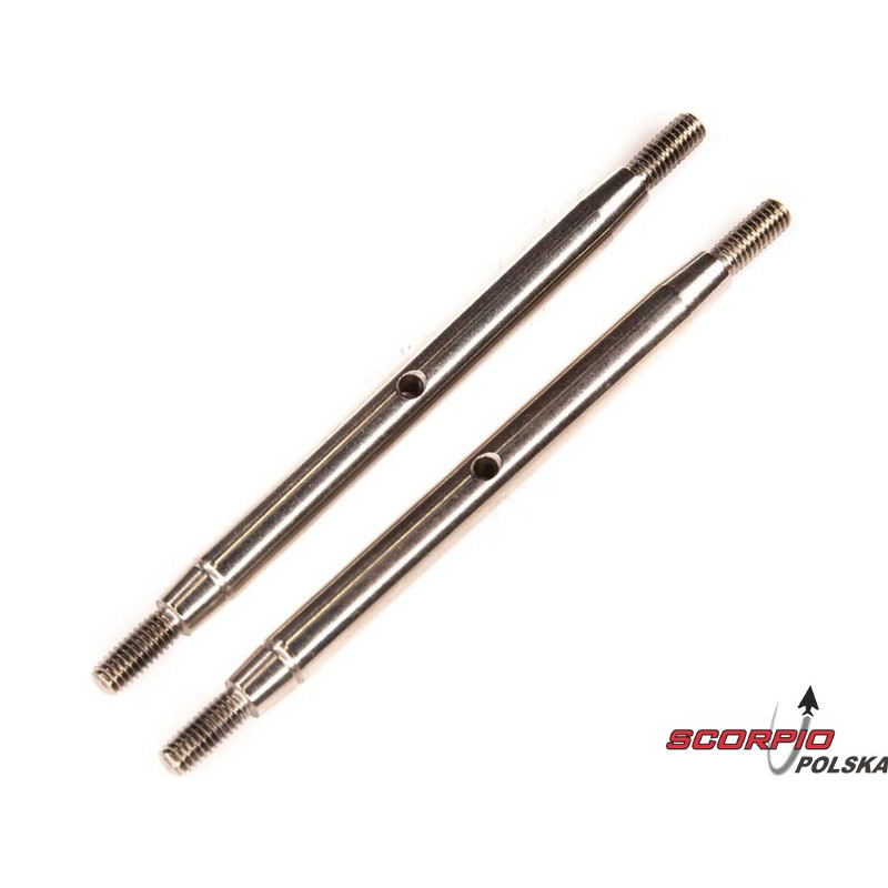 AXIAL drążek osi M6x88mm nierdzewne (2): SCX10III