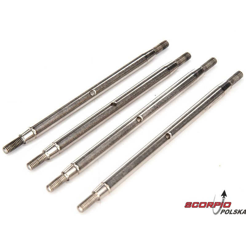 AXIAL łącznik M6x305mm nierdzewny (4): SCX10III