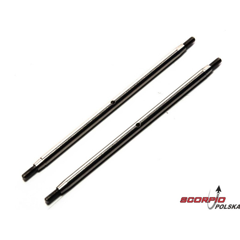 AXIAL łącznik M6x154mm nierdzewny (2): SCX10III