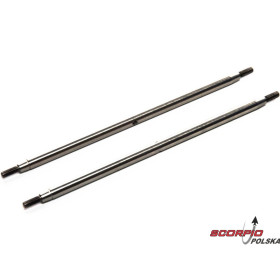 AXIAL łącznik M6x162mm nierdzewny (2): SCX10III