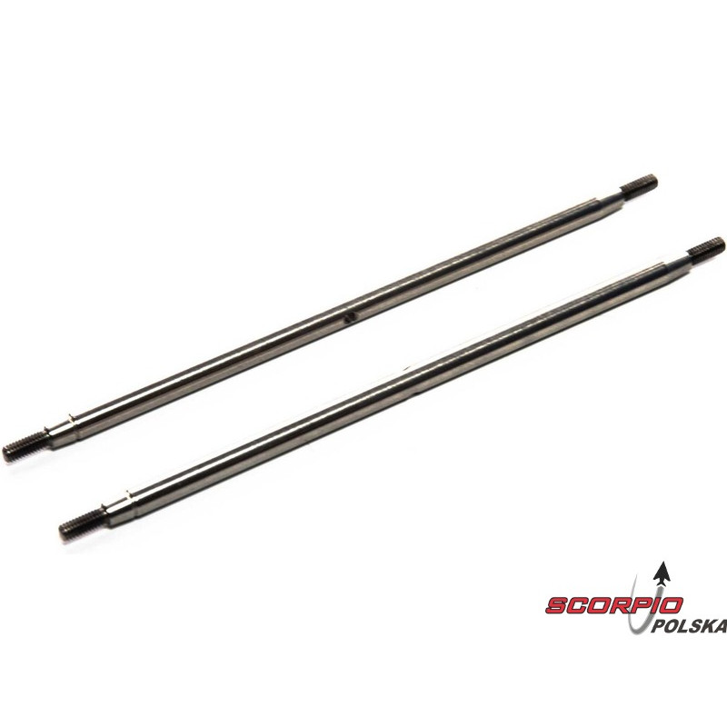 AXIAL łącznik M6x162mm nierdzewny (2): SCX10III