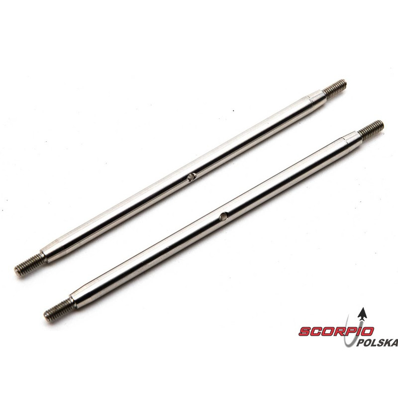 AXIAL łącznik M6x132.5mm nierdzewny (2): RBX10