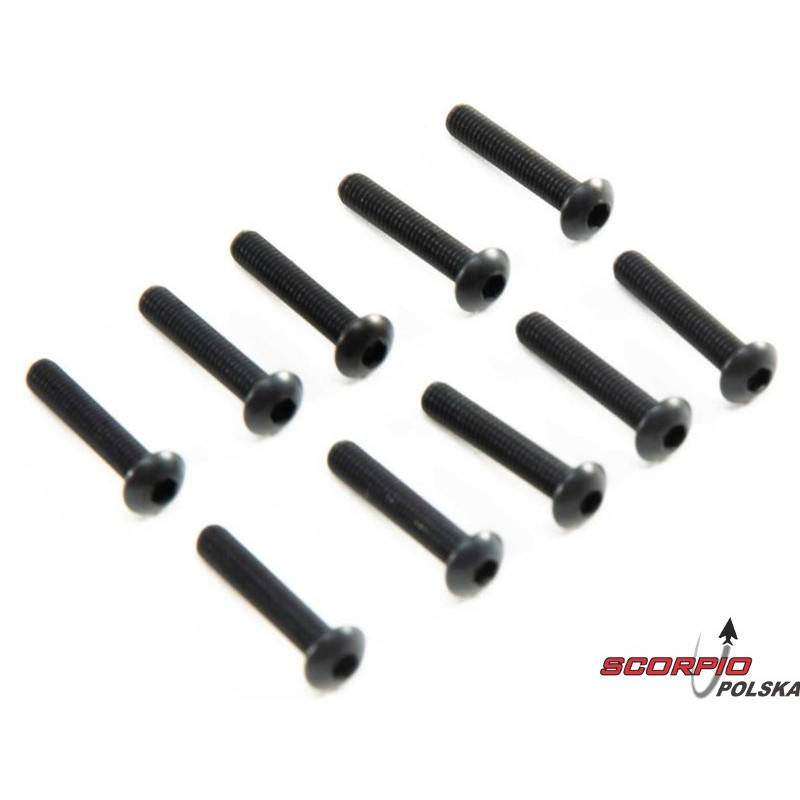 AXIAL śruba imbus M3x16mm BH (10)