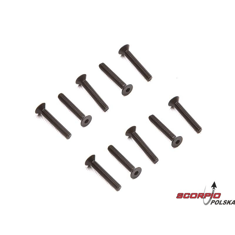 AXIAL śruba imbus M2x12mm FH (10)