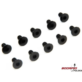 AXIAL śruba imbus M3x6mm FH (10)