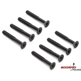 AXIAL śruba imbus M4x30mm FH (8)