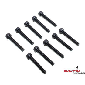AXIAL śruba imbus M2.5x18mm CH (10)