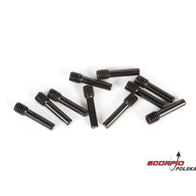 AXIAL wał z gwintem M3x2.0x12mm