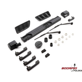 AXIAL makietowe dodatki Jeep JLU: SCX6