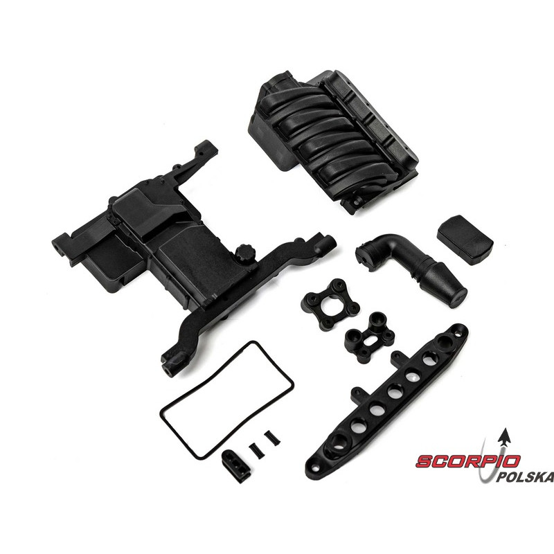 AXIAL łoże serwa, pokrywa silnika: SCX6