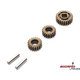 AXIAL koła zębate pośrednie i wyjściowe/wały: SCX6