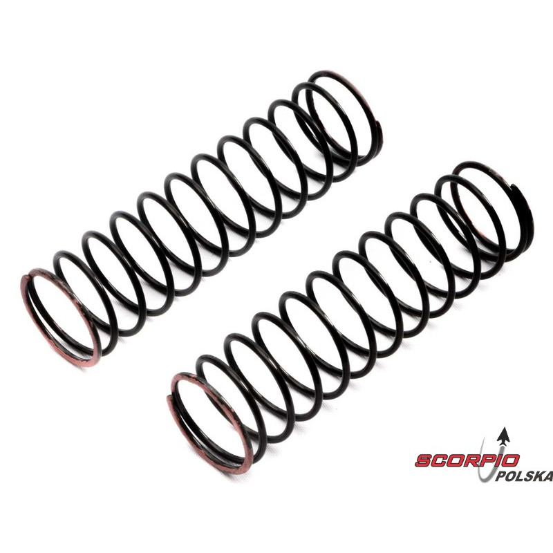 AXIAL sprężyna amortyzatora 100mm 3.0 pomarańczowa (2): SCX6