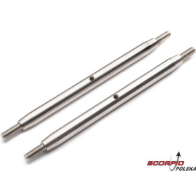 AXIAL łącznik nierdzewny M6x163.5mm (2): SCX6