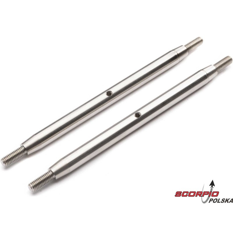 AXIAL łącznik nierdzewny M6x163.5mm (2): SCX6