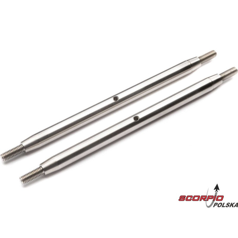 AXIAL łącznik nierdzewny M6x176mm (2): SCX6