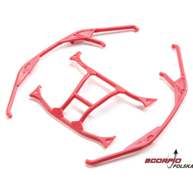 AXIAL Rama ochronna czerwona: Yeti Jr. Can-Am X3