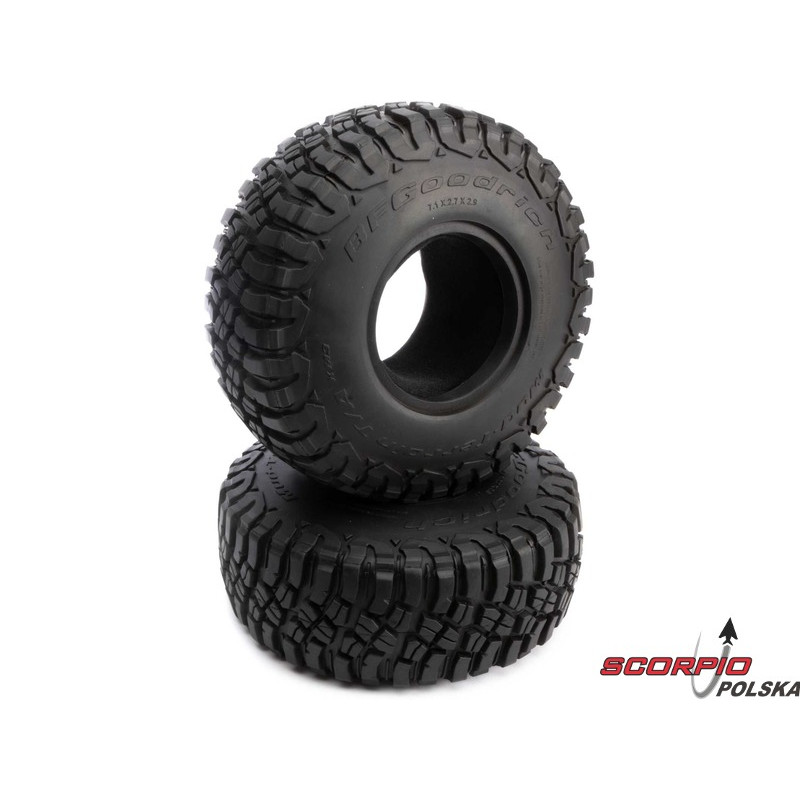AXIAL opona 2.9" BFGoodrich Mud Terrain KM3, wkład (2)