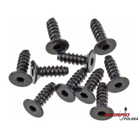 AXIAL AXA0413 Śruba FH M2.6x8mm czarna (10)