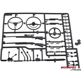 AXIAL AX80037 Elementy plastykowe wnętrza