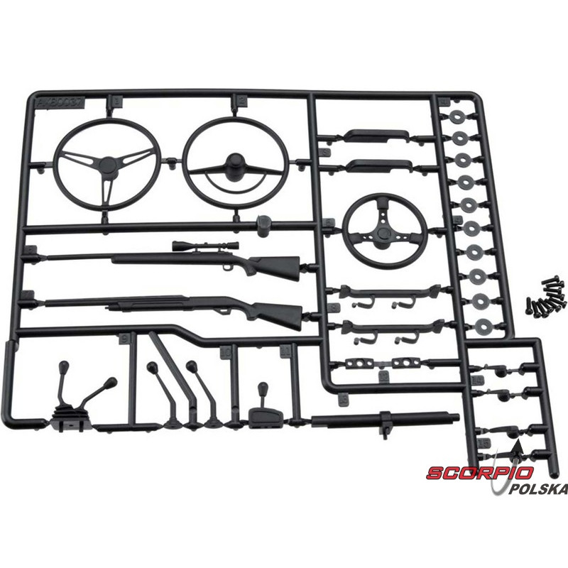 AXIAL AX80037 Elementy plastykowe wnętrza