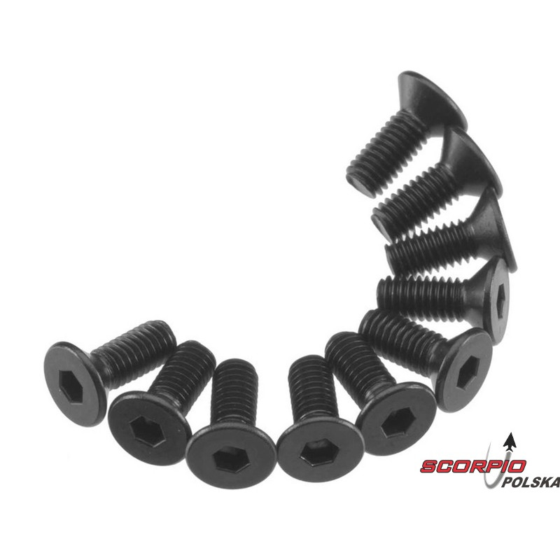 AXIAL AXA144 Śruba imbus M3X8mm FH (10)