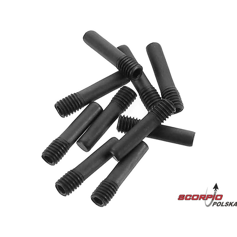 AXIAL AXA176  Pręt gwintowany M3x2.5x13mm czarny (10)