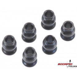 AXIAL AXA1331 Końcówki kulowe z kołnierzem 3x5.8x7mm