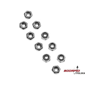 AXIAL AXA1041 Nakrętka samokontrująca M2.5 (10)