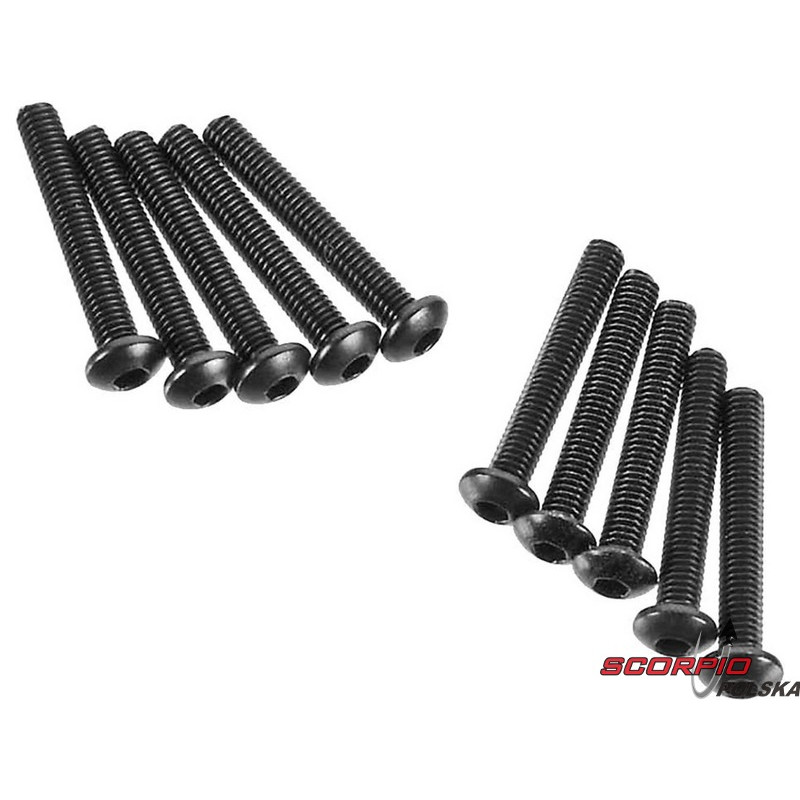 AXIAL AXA119  Śruba BH M3x20mm (10)