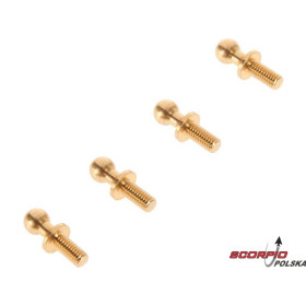AXIAL AX31499 Końcówka kulowa 4mm M2.6x5mm (4)