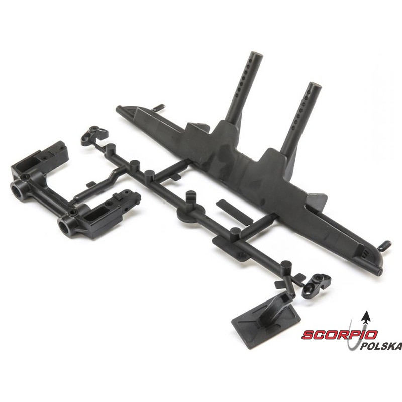 AXIAL AX31537 Zderzak tylny: Unlimited K5