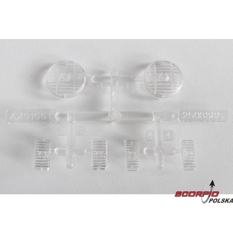 AXIAL AX31551 Reflektory przeźroczyste: Chevrolet K5/C10