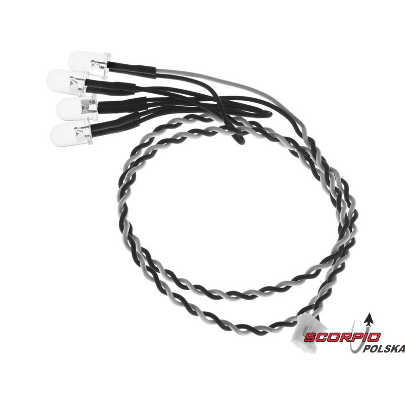 AXIAL AX24258 Zestaw oświetlenia 4x biała LED