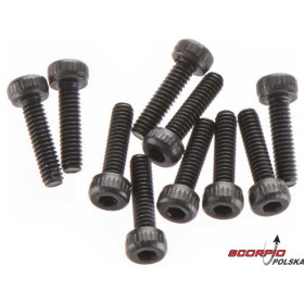 AXIAL AX31066 Śruba CH M2x8mm czarna (10)